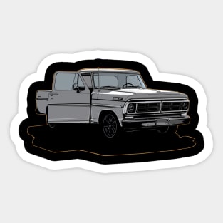 Ford truck classic Sticker